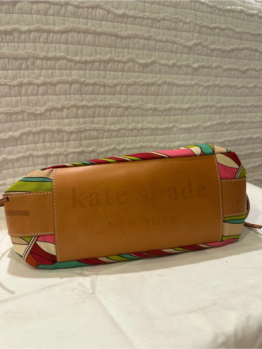 Kate Spade Cancun Wedge Sandal & Matching Bag Jade Fern Size 7